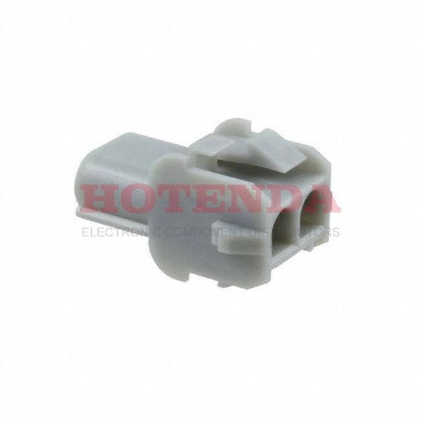 1-480699-8 - 1 Rows Receptacle Bulk Gray 2 Positions Panel Mount, Snap-In Male or Female Crimp Universal MATE-N-LOK Nylon