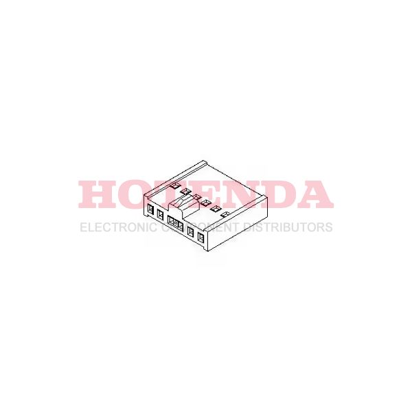 90156-0165 - 1 Rows Receptacle, Socket Bulk Black PPO