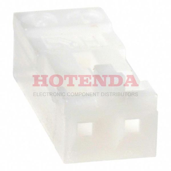 DF1B-2S-2.5R - 1 Rows Receptacle Bulk White 2 Positions Free Hanging (In-Line) Female Socket Crimp, IDC DF1B Polyamide