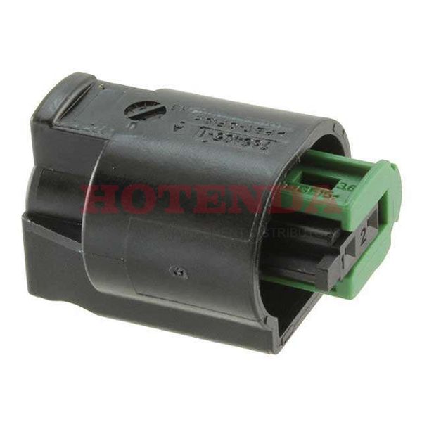 1-967644-1 - 1 Rows Receptacle Bulk Black 2 Positions Free Hanging (In-Line) Female Socket Crimp Micro Quadlok Polybutylene