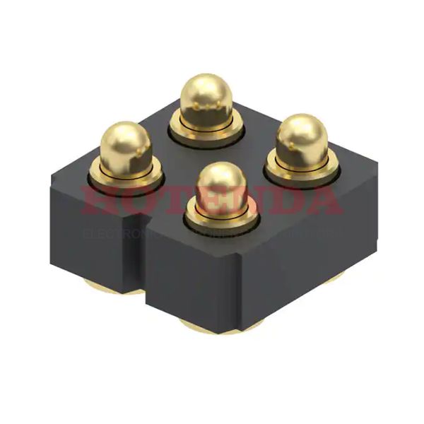 813-22-004-30-000101 - CONN SPRING CONT 04 POS .137 SMD