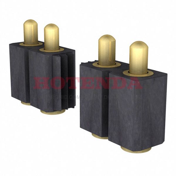 811-S1-010-30-014101 - Conn Spring Loaded Connector HDR 10 POS 2.54mm Solder ST SMD T/R