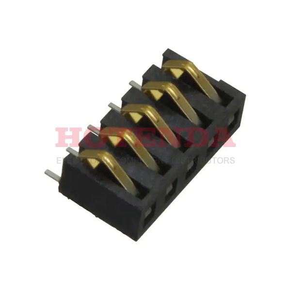 SIB-105-02-F-S - SAMTEC SIB-105-02-F-S Board-To-Board Connector, SIB Series, 5 Contacts, 2.54 mm, Surface Mount, 1 Rows