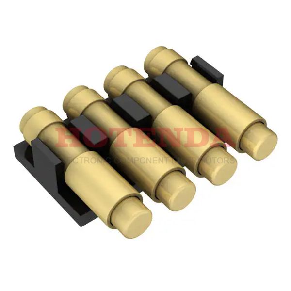 8MM-11-0004-02-131191 - Preci-Dip 2.54mm 4 Way 1 Row Right Angle Surface Mount Male Multiway Connector