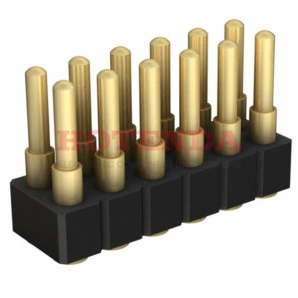 814-22-012-30-001101 - CONN SPRING 12POS DUAL .275 SMD