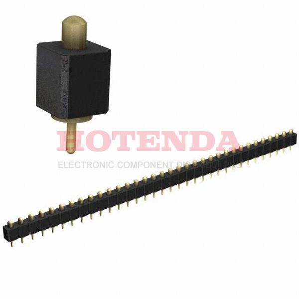 821-22-034-10-001101 - CONN SPRING 34POS SNGL .177 PCB