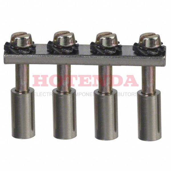 475134 - JUMPER TERM BLK 4POS ROUND PINS