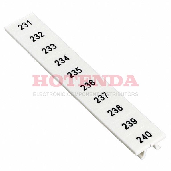 1052015:0231 - Terminal Block Tools &amp; Accessories ZB 8.LGS: FORTL.ZAHLEN