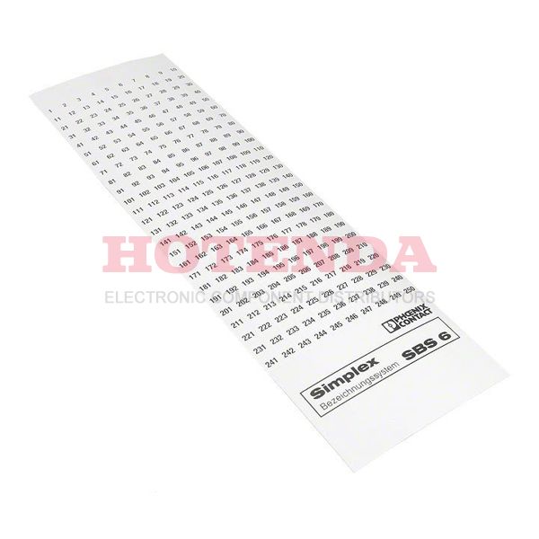 1007329 - Terminal Block Tools &amp; Accessories SBS 6: 1- 500