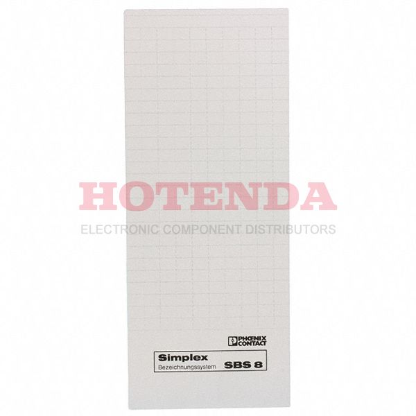 1007235 - Terminal Block Tools &amp; Accessories SBS 8: UNBEDRUCKT