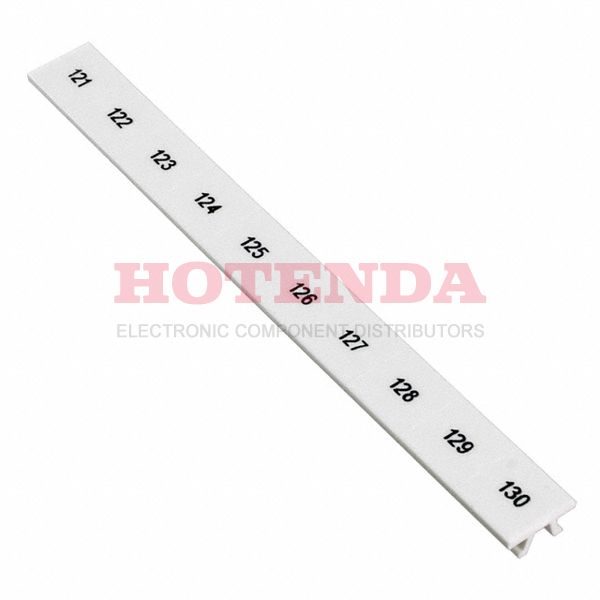 1053014:0121 - Cable Accessories Zack Marker Strip Polyamide White