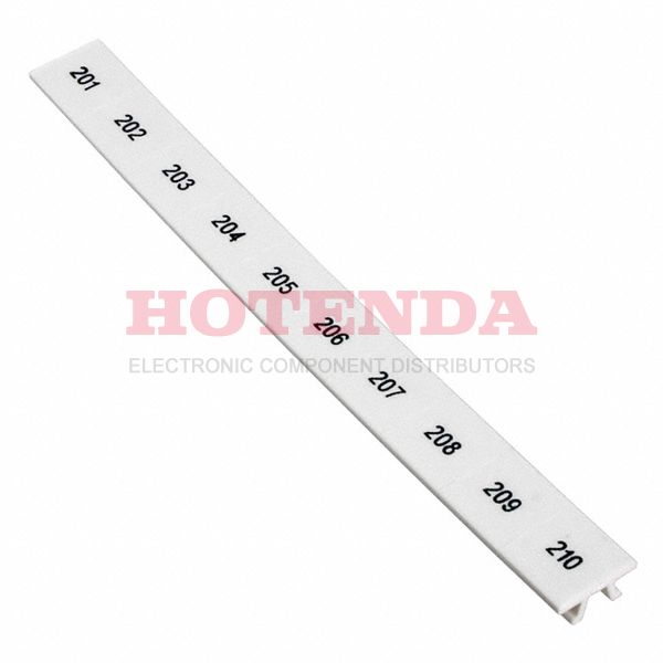 1053014:0161 - Cable Accessories Zack Marker Strip Polyamide White