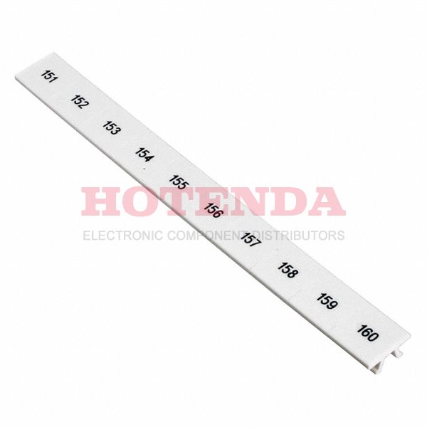 1053014:0151 - Cable Accessories Zack Marker Strip Polyamide White