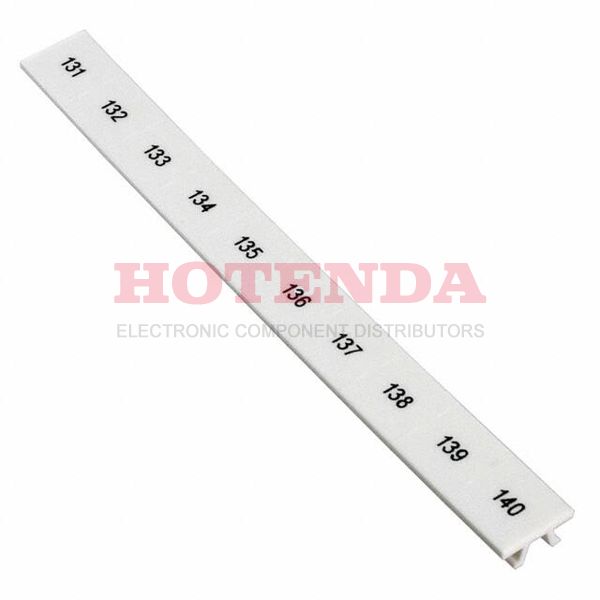 1053014:0131 - Cable Accessories Zack Marker Strip Polyamide White