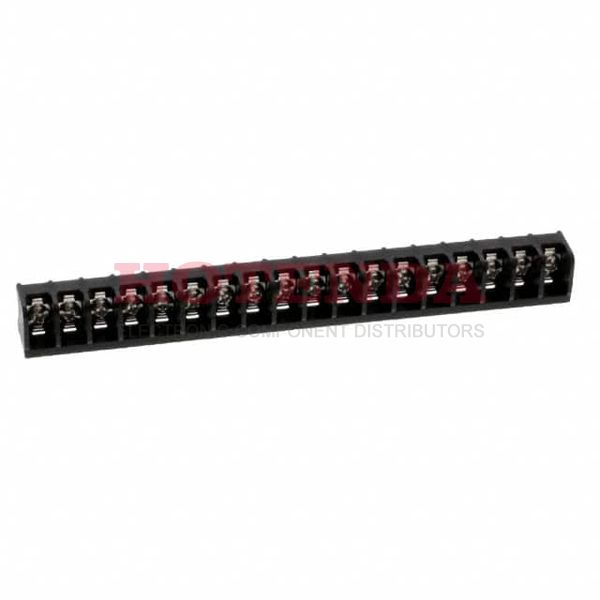 1546262-5 - Bulk 1 Rows Through Hole Barrier Block PC Pin #6, Buchanan 0.375 9.53mm 3 Wall (Tri) 18 Circuits Thermoplastic