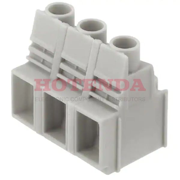 1839200000 - 0.500 12.70mm Gray Bulk Thermoplastic, Wemid Through Hole Horizontal with Board Screw - Clamping Yoke, Tension Sleeve 1 Levels 6-26 AWG Omnimate LUP