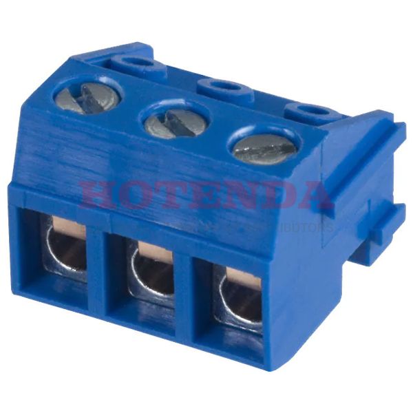 OSTTH030160 - TERM BLOCK PLUG 3POS 90DEG 5MM