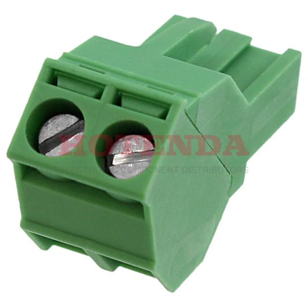 1768765 - Pluggable Terminal Blocks 2 Pos 5mm pitch Plug 24-12 AWG Screw