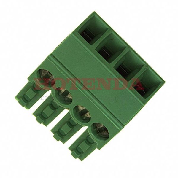 284506-4 - TERM BLOCK PLUG 4POS STR 3.5MM