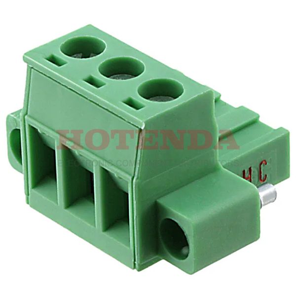 1912197 - Pluggable Terminal Blocks 3 Pos 5.08mm pitch Plug 24-12 AWG Screw