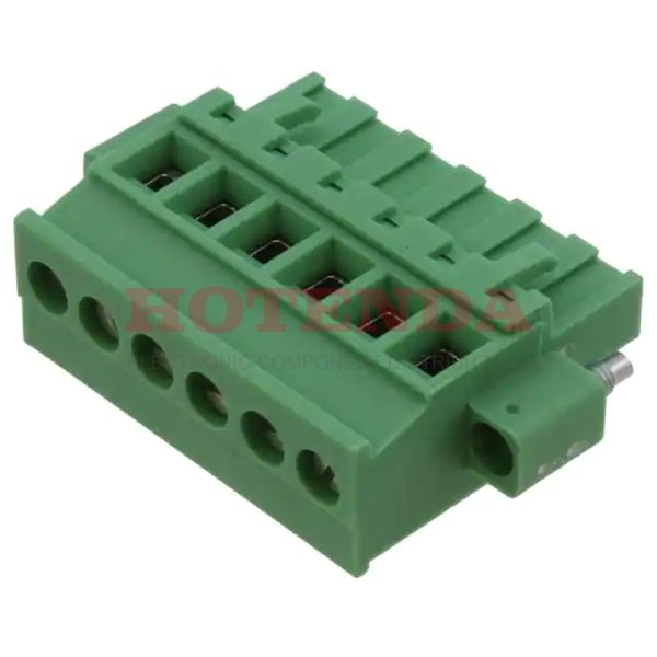 1835517 - Pluggable Terminal Blocks 6 Pos 5mm pitch Plug 24-12 AWG Screw