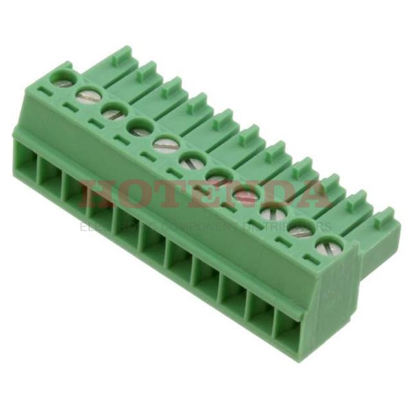 1840450 - Conn Terminal Blocks F 11 POS 3.5mm Screw RA Cable Mount 8A