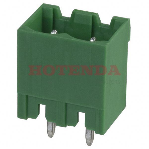 EDSTL955/2 - Conn Shrouded Header HDR 2 POS 5mm Solder ST Thru-Hole
