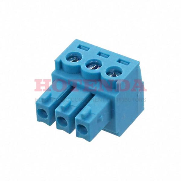 TBP02P1-381-03BE - TERMINAL BLOCK, PLUGGABLE, 3.81,