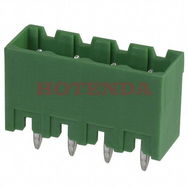 EDSTL955/4 - TERM BLOCK HDR 4POS VERT 5MM