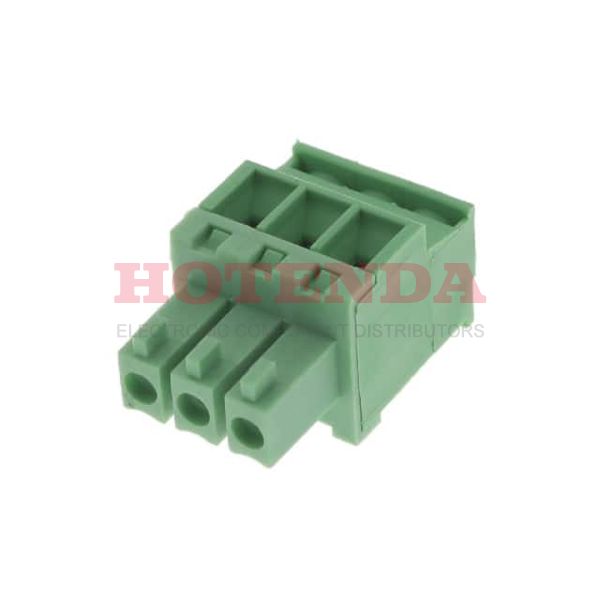 0395038003 - TERM BLOCK PLUG 3POS 90DEG 3.5MM