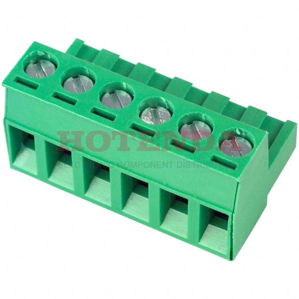 EDZ950/6 - TERM BLOCK PLUG 6POS STR 5.08MM