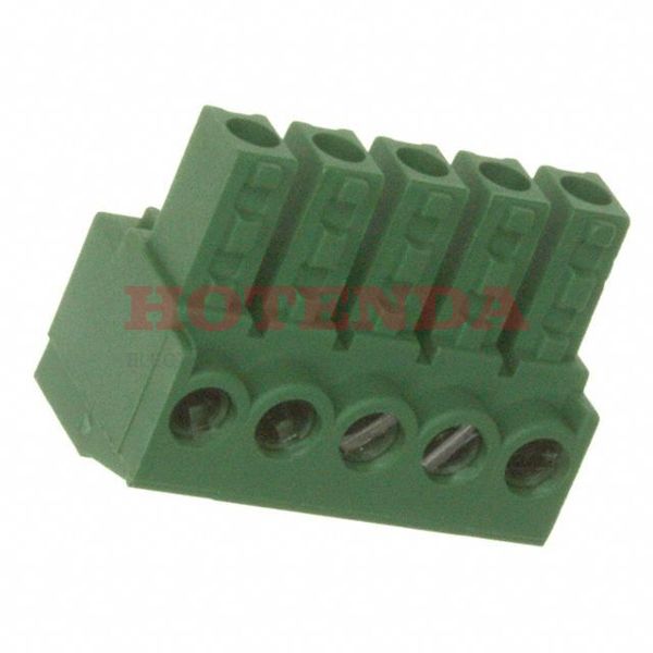 284507-5 - TERM BLOCK PLUG 5POS STR 3.81MM