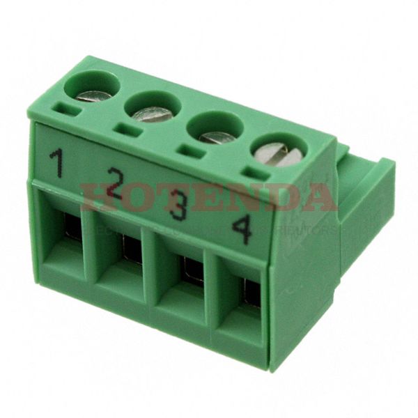 1751086 - TERM BLOCK PLUG 4POS STR 5MM