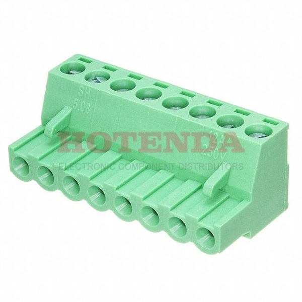 SH08-5,08 - TERM BLOCK PLUG 8POS 5.08MM