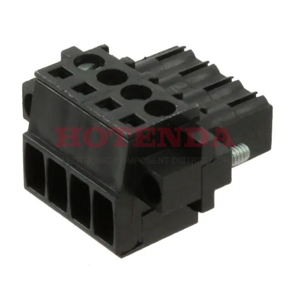 1615800000 - Conn Terminal Block SKT 4 POS 3.5mm Screw RA Cable Mount 10A Box