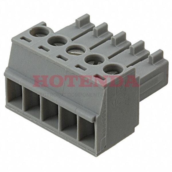 1916368 - Pluggable Terminal Blocks 5 Pos 3.5mm pitch Plug 28-16 AWG Screw