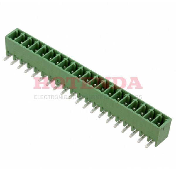1844391 - Connector; PCB Header; 20 Position; 8A; 160V; MC 1 5/20-G-3 5