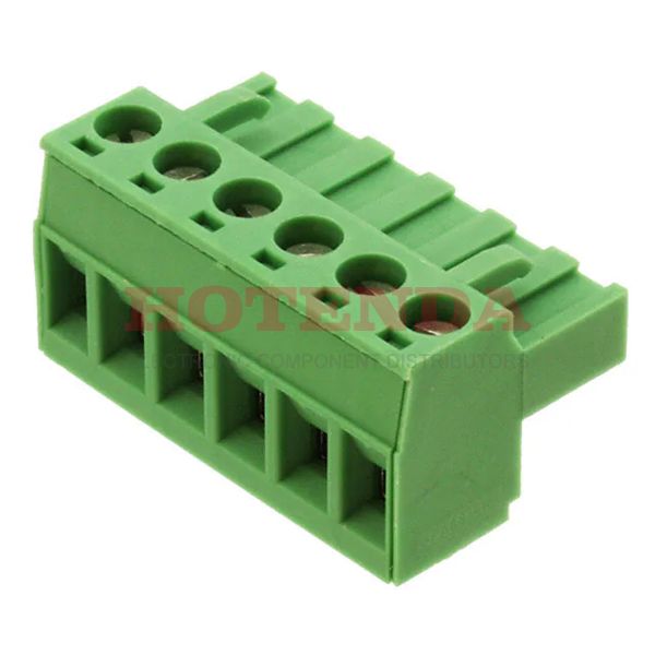 1781027 - Pluggable Terminal Blocks 6 Pos 5.08mm pitch Plug 24-12 AWG Screw