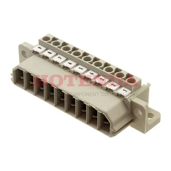 1612160000 - TERM BLOCK PLUG 9POS STR 7MM