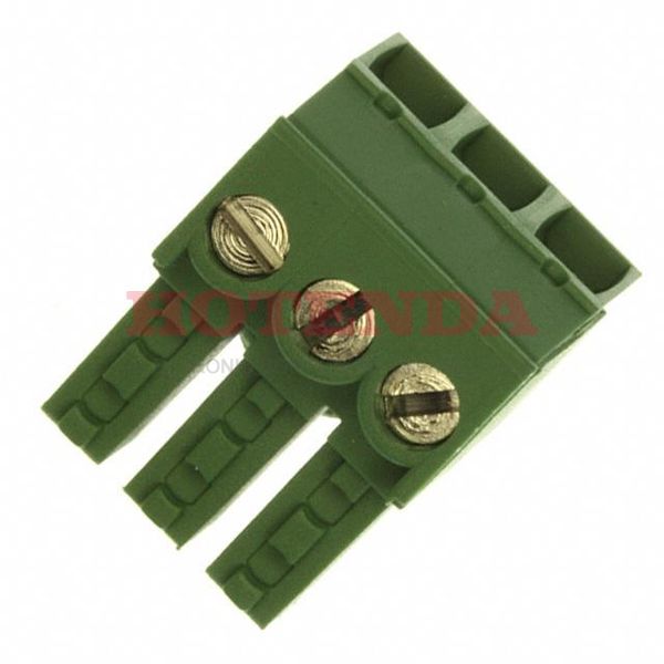 284507-3 - TERM BLOCK PLUG 3POS STR 3.81MM