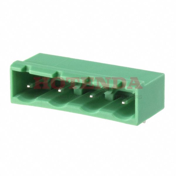 1766369 - Pluggable Terminal Blocks 4 Pos 7.5mm pitch Through Hole Header