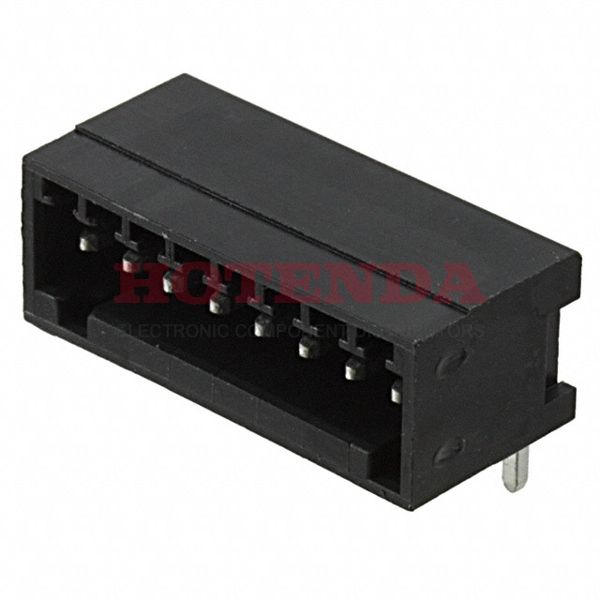 1908088 - Bulk 0.098 2.50mm Black 1 Levels Through Hole Header, Male Pins, Shrouded (4 Side) MICRO-COMBICON MC Tin