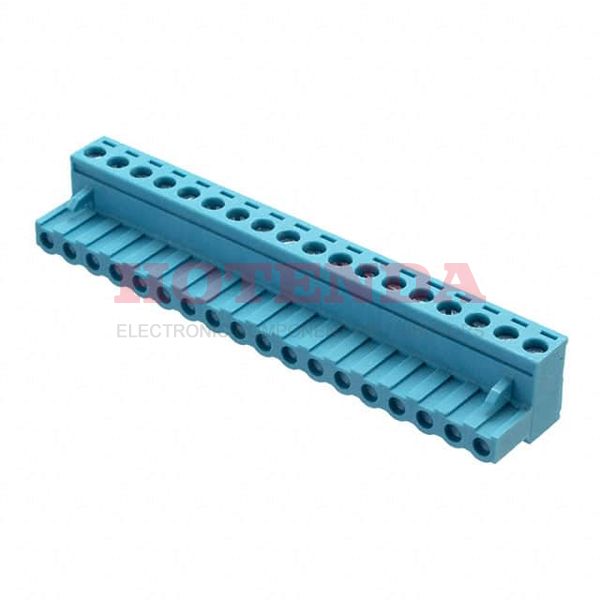 TBP01P1-508-18BE - TERMINAL BLOCK, PLUGGABLE, 5.08