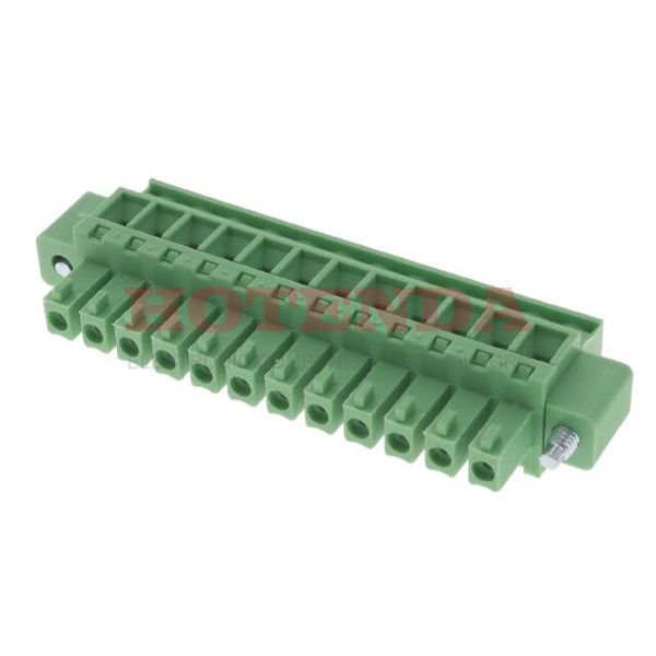 0395178012 - Conn Eurostyle Block F 12 POS 3.81mm Screw ST Cable Mount 8A/Contact