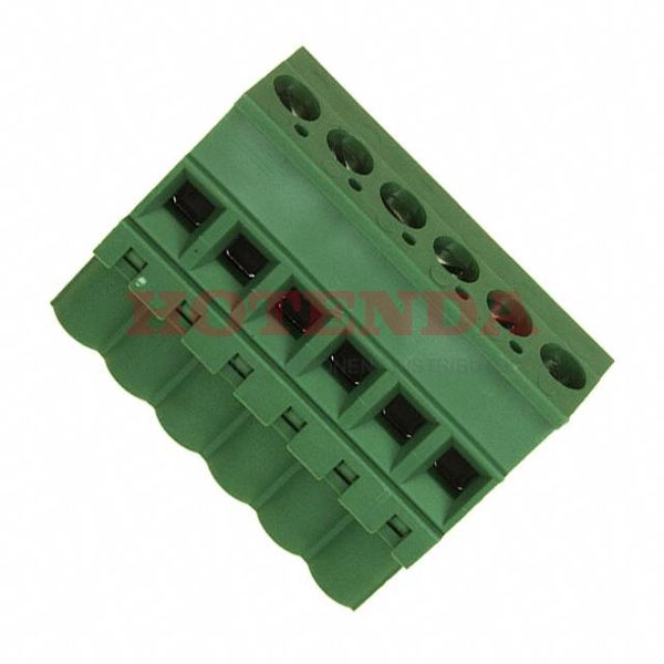 284041-6 - TERM BLOCK PLUG 6POS 5.08MM