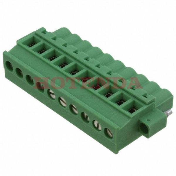 1835368 - Bulk 0.197 5.00mm Green 1 Levels Free Hanging (In-Line) Plug, Female Sockets COMBICON MVSTBW Polyamide (PA), Nylon