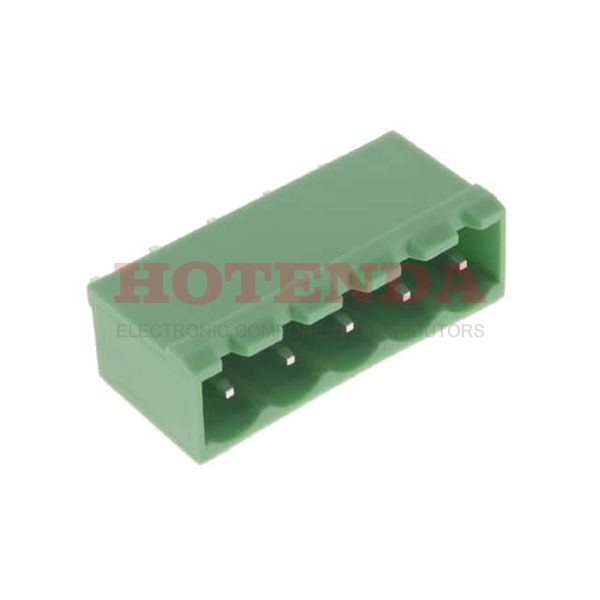 2351885-5 - 5POS TB HDR 180 DEG PITCH 5.0&amp;TL