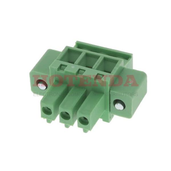 0395177003 - Conn Eurostyle Block F 3 POS 3.81mm Screw ST Cable Mount 8A/Contact Eurostyle™