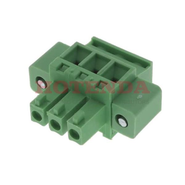 0395178003 - Conn Eurostyle Block F 3 POS 3.81mm Screw ST Cable Mount 8A/Contact