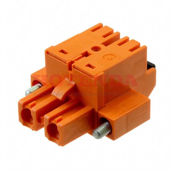 1043870000 - TERM BLOCK PLUG 2POS STR 7.62MM